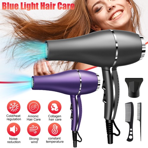 Ionen Haartrockner Föhn Leistungsstark 2200W Hochgeschwindigkeitsverstellbar Profi - Bild 3 von 17