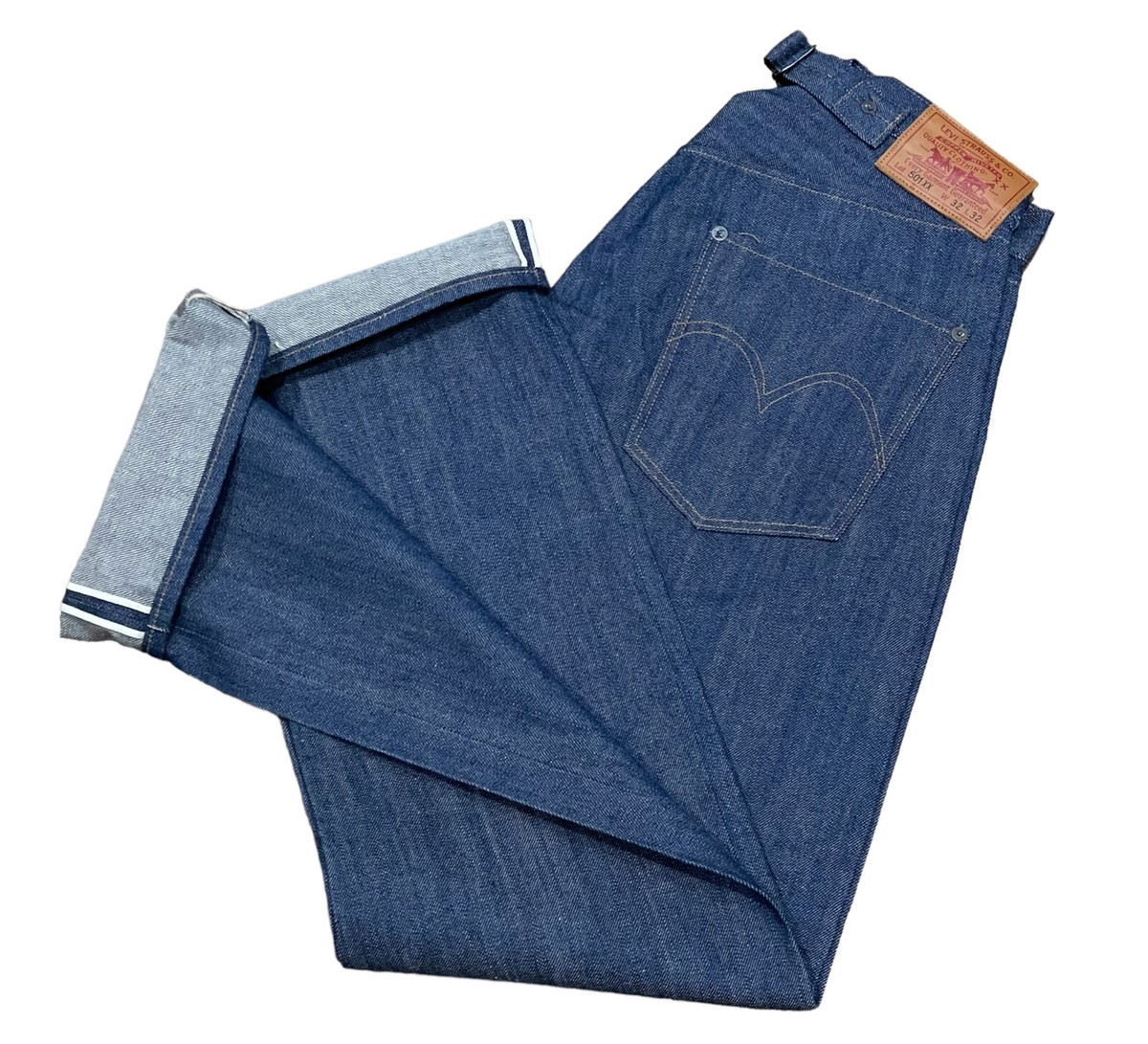 LEVIS LVC 1933 501xx SELVEDGE RIGID VINTAGE BLUE DENIM JEANS LEVIS LVC 1933 501xx SELVEDGE RIGID VINTAGE BLUE DENIM JEANS