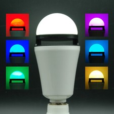 Smart Light LED Bulb Speaker 3W Remote Control Multicolor-changing E27 socket US