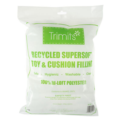 Trimits Recycled Supersoft Toy Cushion Filling 250g UK