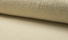 Double Sided Cotton TERRY TOWELLING Fabric Material - ECRU