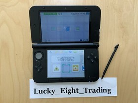 Nintendo 3DS XL LL Silver Black Console Stylus Japanese ver [H]