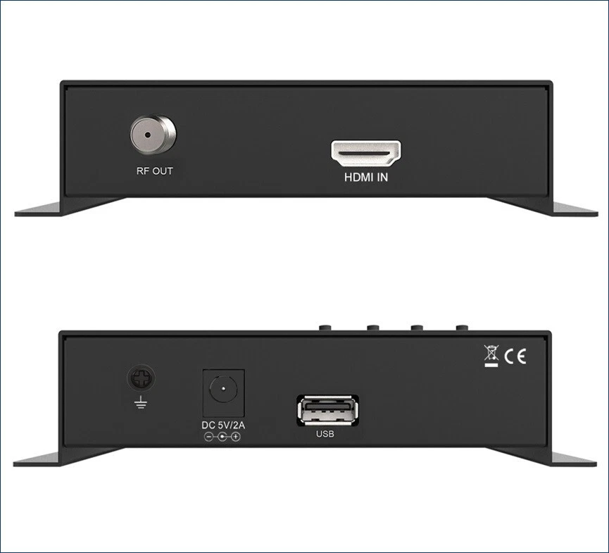 Modulatore RF VHF UHF Digitale DVB-T HDMI 1080p Per DVR PS5 XBOX e Decoder Sky - Immagine 2 di 4