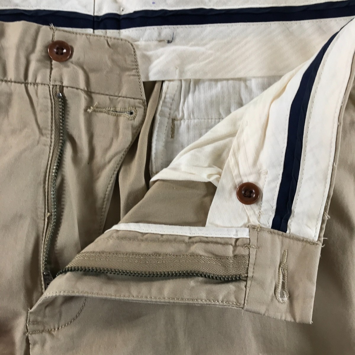 Polo Ralph Lauren Pants Mens 33x32 Tan Straight Side Buckle