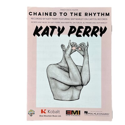 Chained to the Rhythm Sheet Music Piano Vocal Guitar Katy Perry NEW Hal Leonard