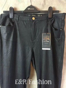 Zara Pelle di Talpa si sentono Baggy Pantaloni con polsino caviglie (B23)  RIF: 1300 004 | eBay