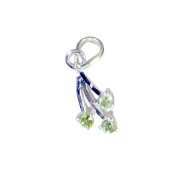 appealing Peridot 925 Sterling Silver Green Pendant genuine supply US gift