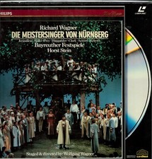 RICHARD WAGNER Die Meistersinger Von Nurnberg LASERDISC BOX SET 3-DISC Opera