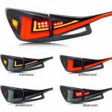 Smoked Led Tail Light Kit For Lexus Is250 Is350 Isf 2006-2013 W Trunk Light Bar