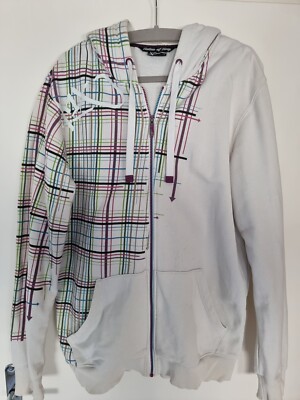 K1X Jacket Size L, Zipper Basketball Skater Hip Hop Vintage White Kickz 90s 