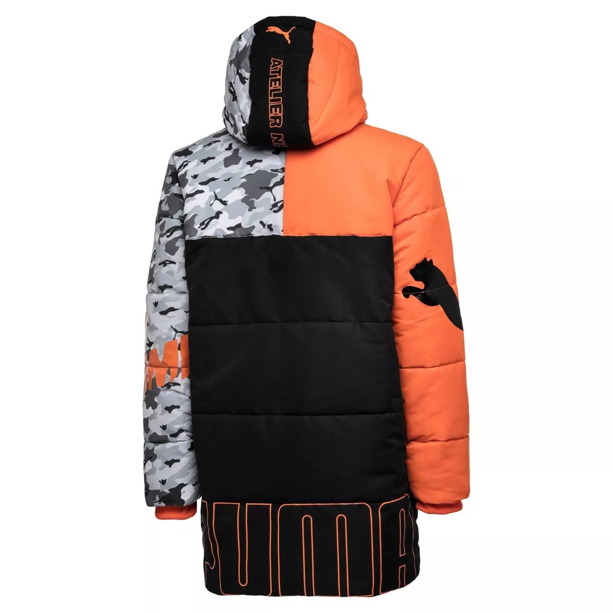 NEW REGIME Sz XL Men Puma X ANR OUTERWEAR CAMO BLACK JACKET