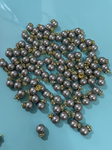 Pearl Beads latkan For designer Suits And Scarfs.(20 beads pp) Beads Buttons - Picture 6 of 6