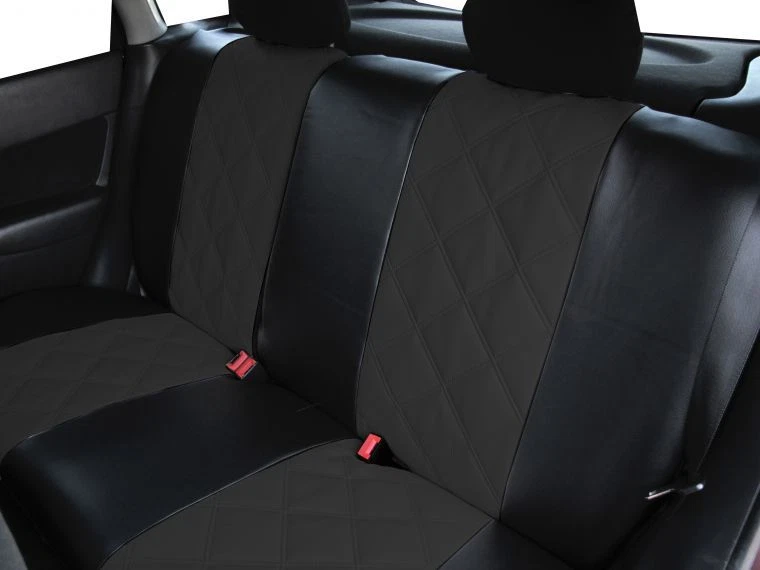 Juego completo de fundas de asiento de coche universales de cuero ecológico Seat Córdoba / Ibiza Foto 4 de 4