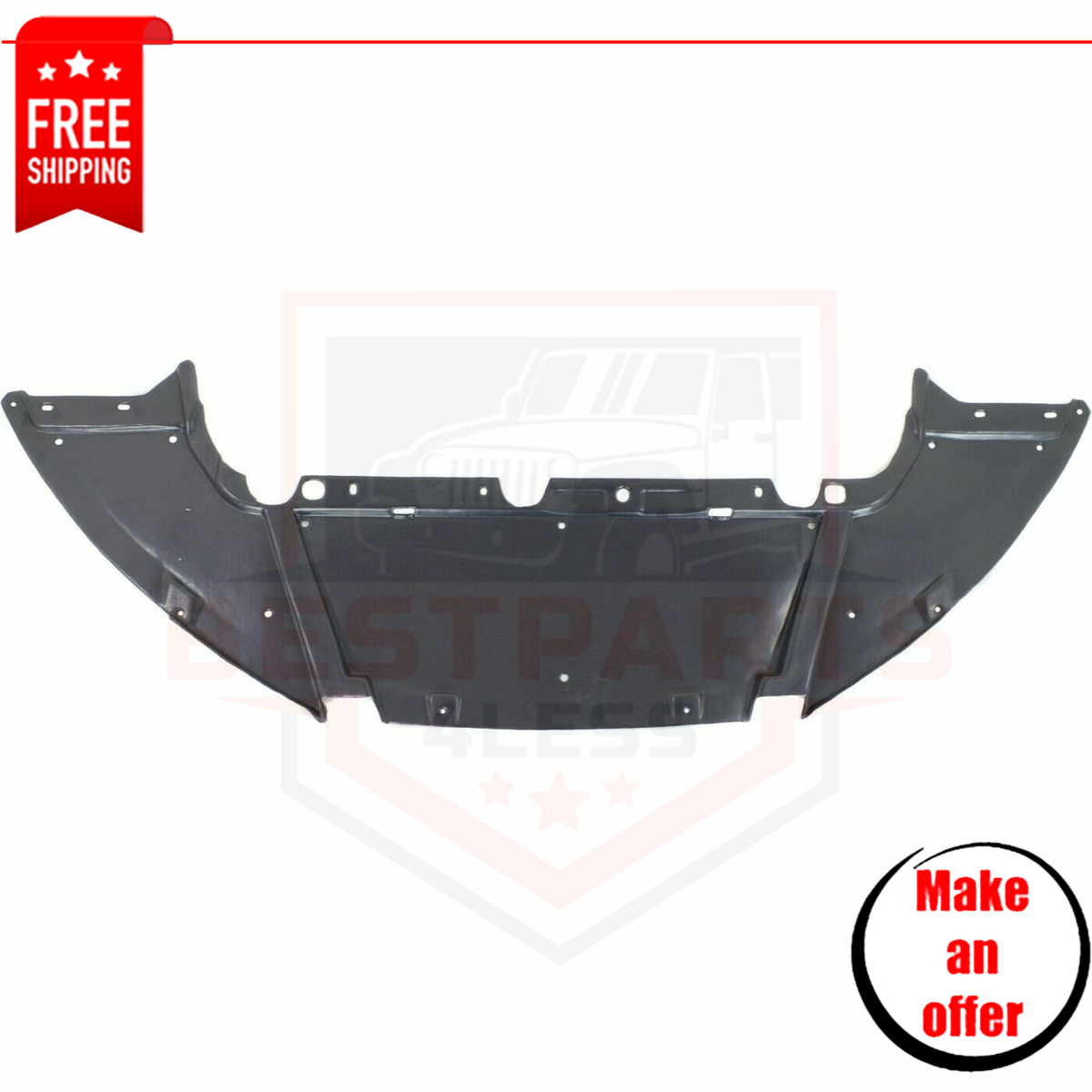 New Front Engine Under Cover Splash Shield For 2012-2016 Ford Focus - Part FO1228119
