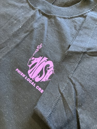 Vtg Rare Y2K Phish Fall Tour Concert Black Local Crew Work Band Merch Shirt XL - Picture 3 of 7