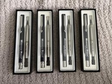 4x! Nib Parker Vector Rollerball pen Navy blue W/company Logo