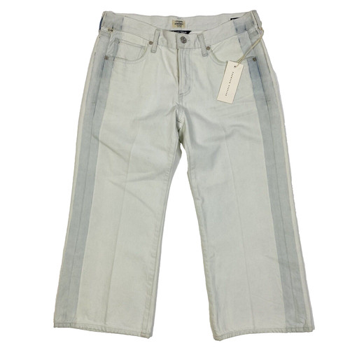 NWT Citizens of Humanity Studio Luna Low Rise Straight Crop Womens Blue Jeans 28