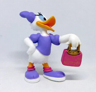 Daisy Duck Handtasche - Disney Entenhausen Bully / Bullyland Spielfigur 7cm NEU - Bild 1 von 2