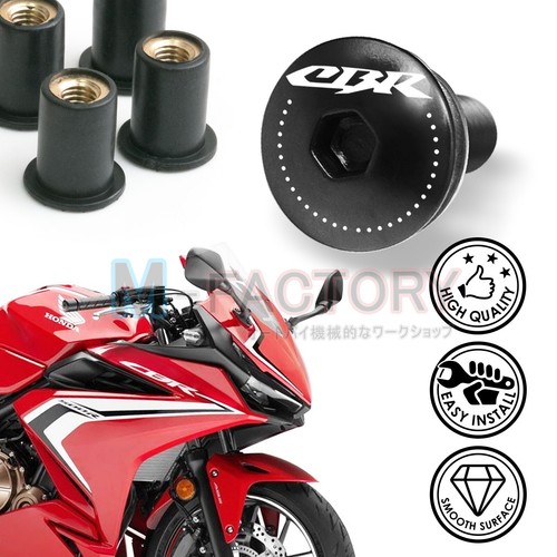 Windscreen Fairing Bolts Screws CBR Set Fit Honda CBR900RR 92-98 CBR250RR 93-98 - Picture 6 of 12