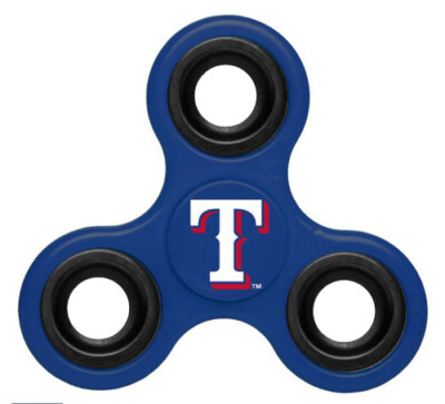 Texas Rangers 3 Way Diztracto MLB Logo'd Fidget Spinner-z 
