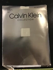 1992 CALVIN KLEIN IVORY PANTYHOSE CONTROL TOP SIZE B NEW (Package Damaged) 