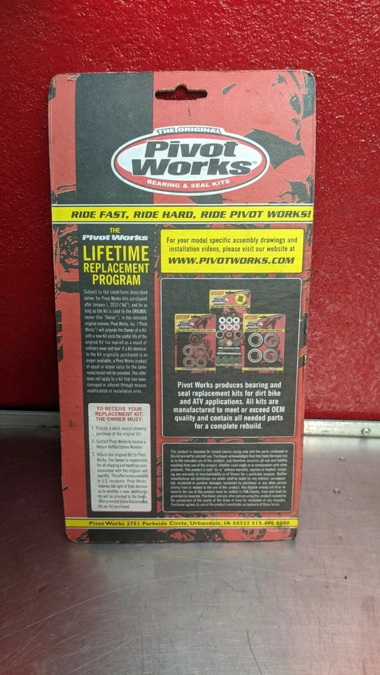 KIT REVISIONE FORCELLE YAMAHA YZ450F 2004-2005 PIVOT WORKS PWFFK-Y04-400. Works Foto 2 de 2