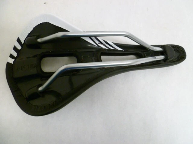 Sillín de bicicleta COBB SAN REMO hueco Chro-Moly riel de asiento blanco y negro - NUEVO Foto 4 de 4