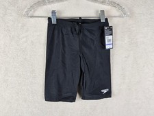 Speedo Youth Powerflex Eco Jammer Swimsuit Black Size 26 Youth