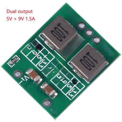 Dual Output Step Down Regler 3,3V 5V 9V 12V 1,5A 7V-28V 22,9mm Größe