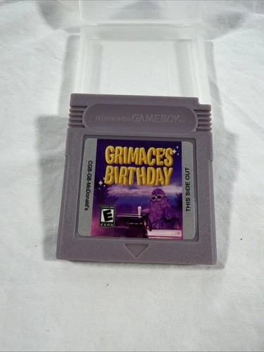 Nintendo Game Boy Grimaces Birthday McDonald’s