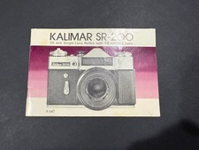 Kalimar SR-200 Camera Instruction Manual