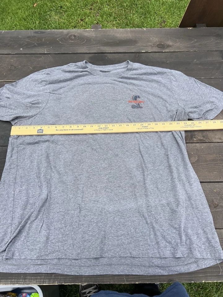 Authentic Shelby Mustang Logo XXL  Gray American Classics car culture racing - Image 3 of 4
