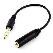 Headphone Adapter 2.5mm to 3.5mm Earphone Jack Converter Earbud for Cell Phones