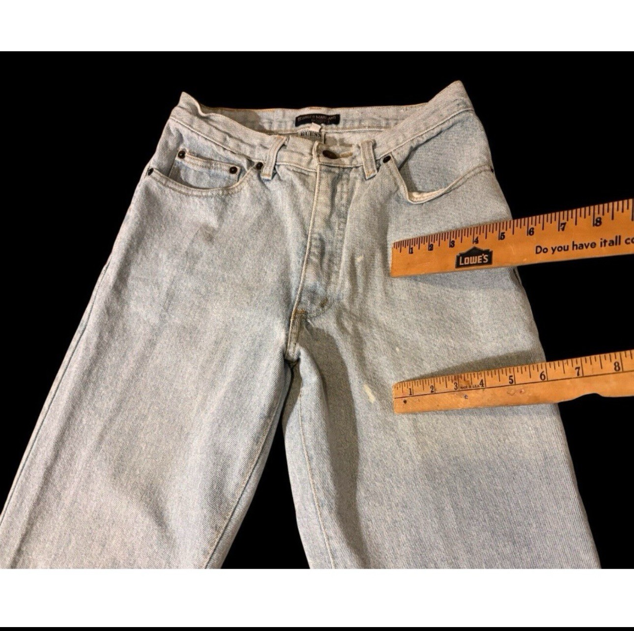 Vtg 90's Guess Pascal Jeans 30x34 Perfect Fade Gr… - image 10