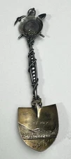 Vtg Sterling Silver Valdez Alaska Shovel Spoon Gold Rush Joseph Mayer Seattle