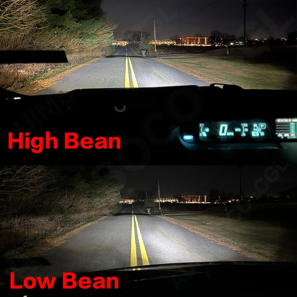 Kit combinado de faros LED altos bajos + antiniebla para Fiat 500L 2014-2020 4 puertas Foto 4 de 4