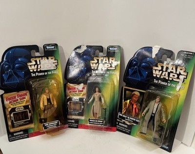 Star Wars Power of the Force Lot Kenner 90s Luke Leia Han Ewok Endor Sealed