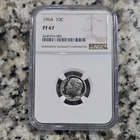 90% SILVER 1964 Roosevelt Dime Proof NGC PF67 Philadelphia Uncirculated 10C