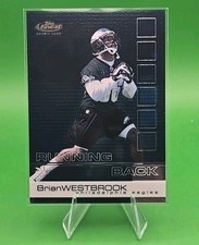 2002 TOPPS FINEST BRIAN WESTBROOK RC #102 EAGLES ROOKIE CARD. rookie card picture