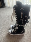 YRU RAWR XD - BLACK/WHITE LACE UP SHOES - Women’s Size 7 — photo 2