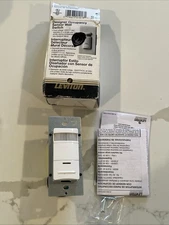 Leviton ODS10-IDW Decora 120/277V Wall Switch Occupancy Sensor - White - CW