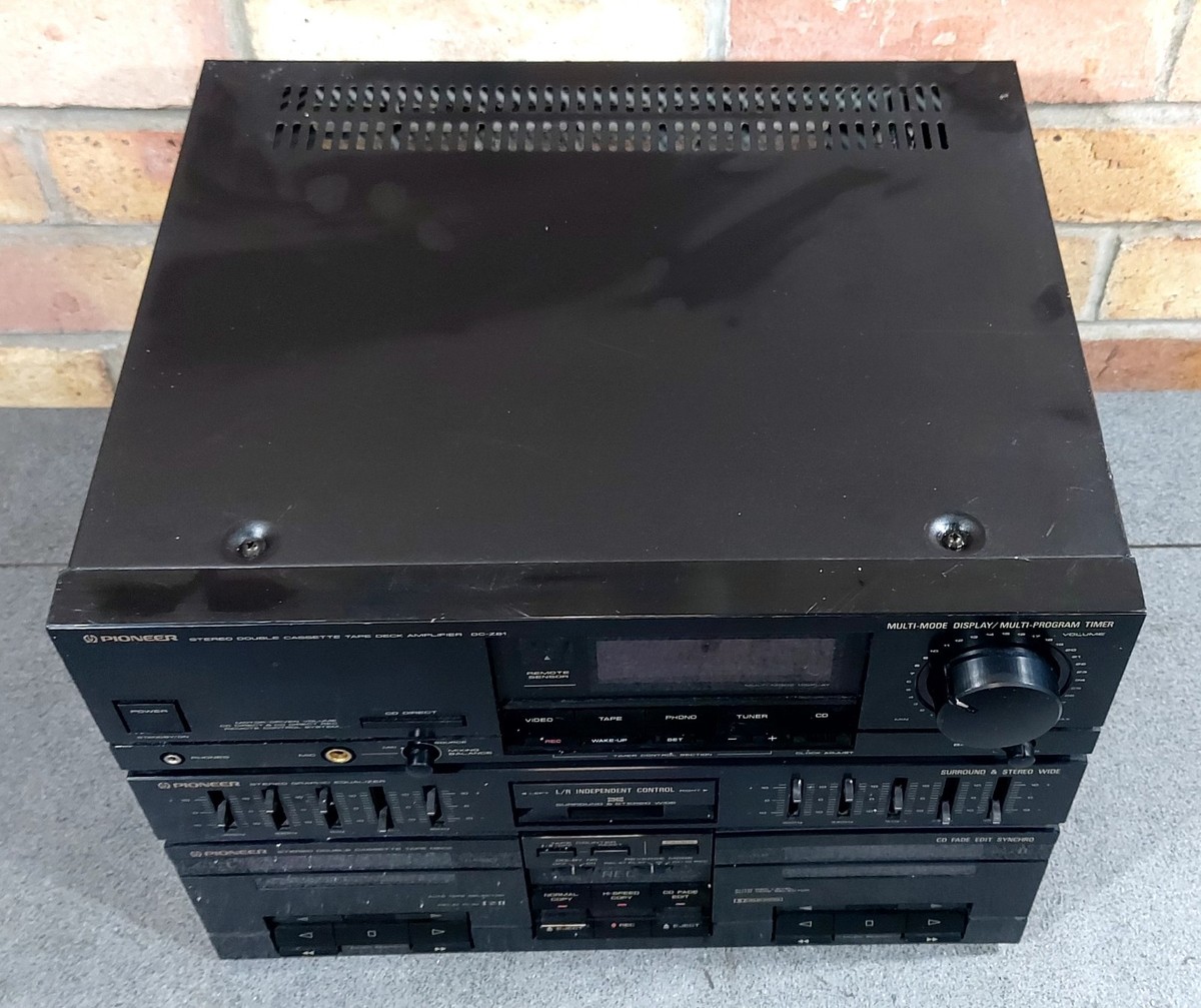 Pioneer DC-Z81 Hi-Fi Stereo Double Cassette Tape Deck Amplifier | eBay