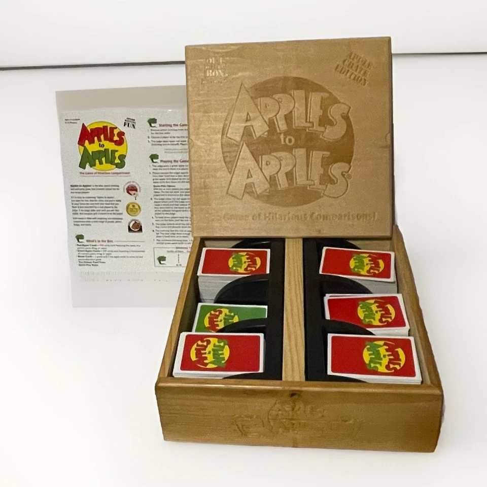 Apples to Apples: Apple Crate Edition - Party Card Game w/ Wooden Box (Complete) - Image 2 of 2