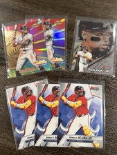 Ronald Acuña Jr. Lot (6) 2025 Bowman’s Best – Inserts & Chrome