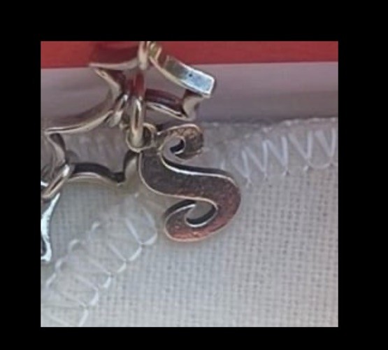 James Avery Script Initial Charm Letter S - image 1