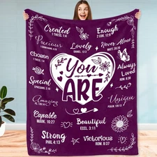 Christian Gifts for Women – Inspirational Religious Blanket, Thoughtful Chris...