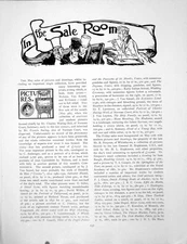 Original Old Antique Print Saleroom Pictures Prices Books SilverPages 1907