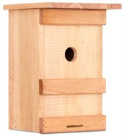 Windhager Vogelhaus Birdy Nistkasten Brutkasten Massivholz 17X17X24,5 Cm