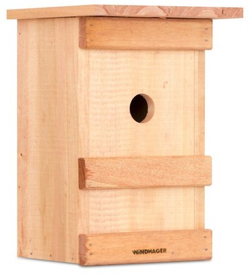 Windhager Vogelhaus Birdy Nistkasten Brutkasten Massivholz 17x17x24,5 cm