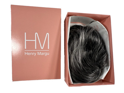Henry Margu Short Silver Layered Pixie Wig Adjustable 100% Modacrylic Fiber